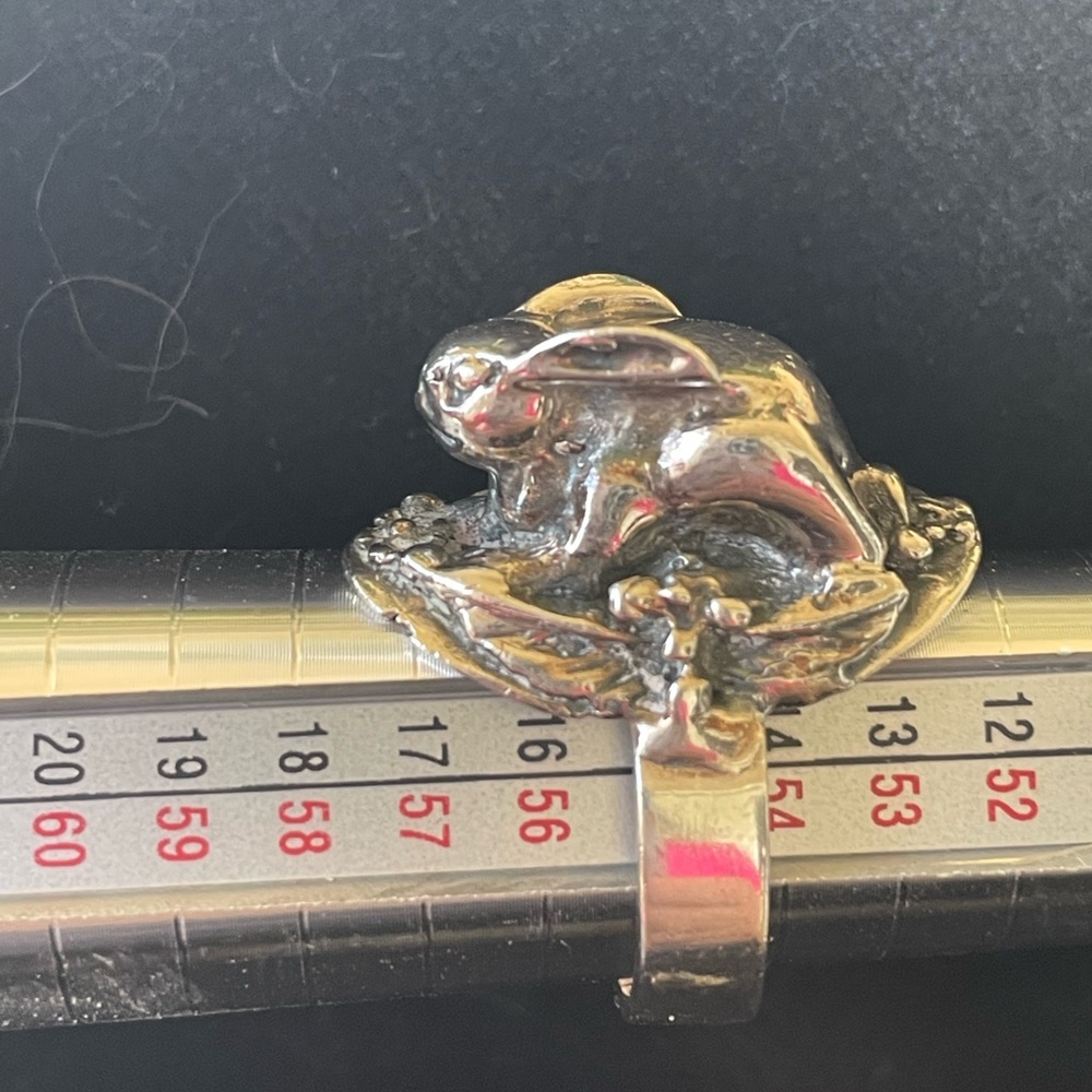 Silver Rabbit Ring